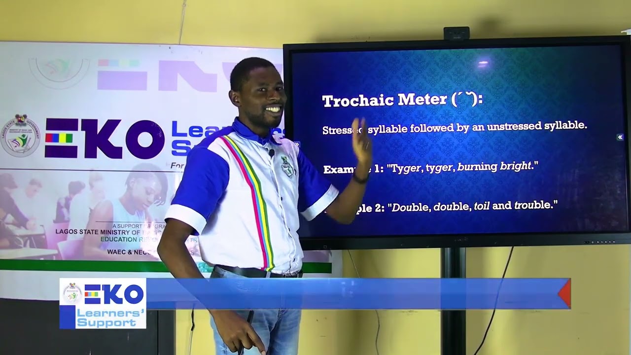 EKO LEARNERS' SUPPORT || LITERATURE IN ENGLISH LESSON 032 || TYPES OF METER