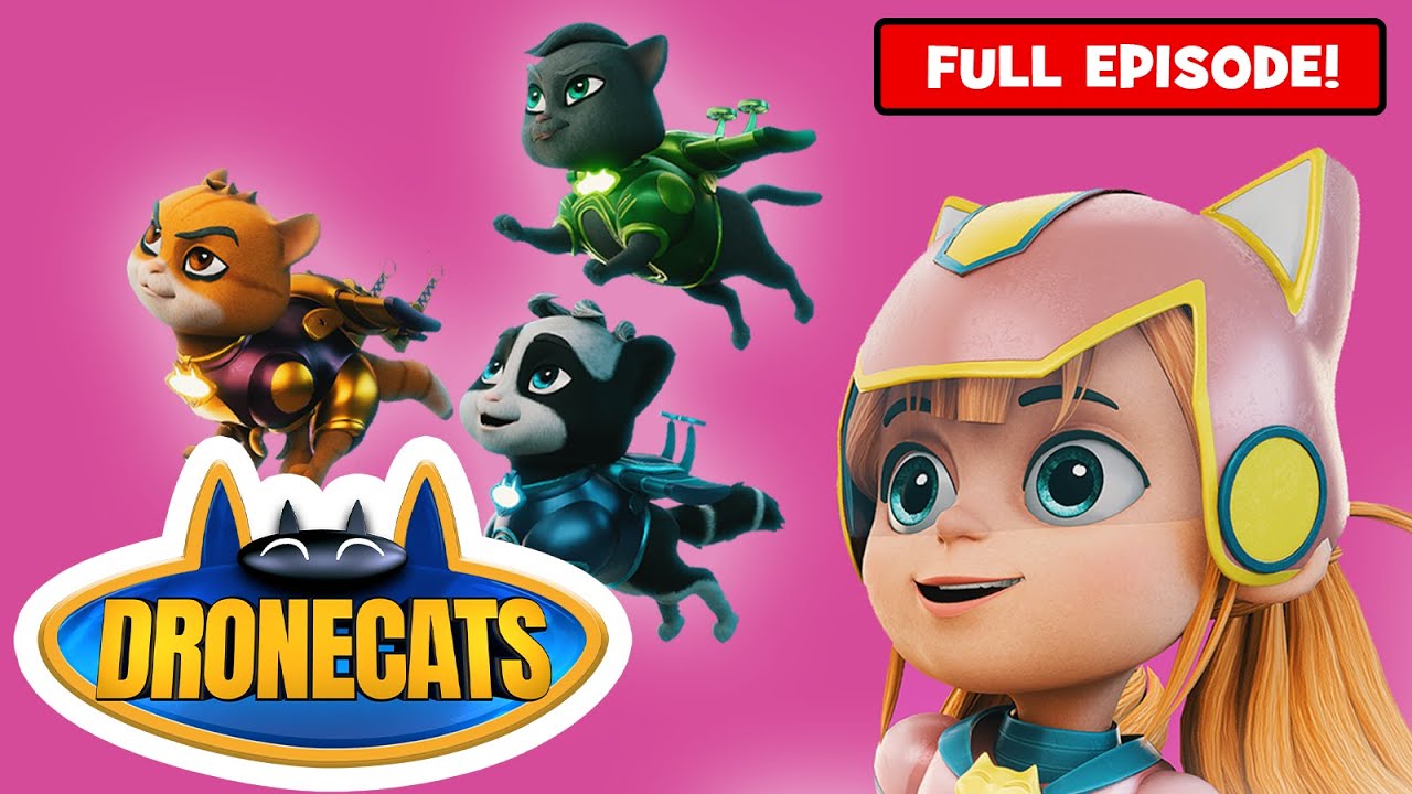 DRONECATS: Meow You See Me! | Superhero Cartoon | Mission 3