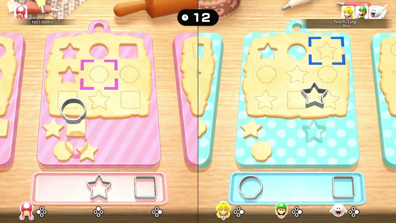Super Mario Party Jamboree - Cookie Cutters minigame