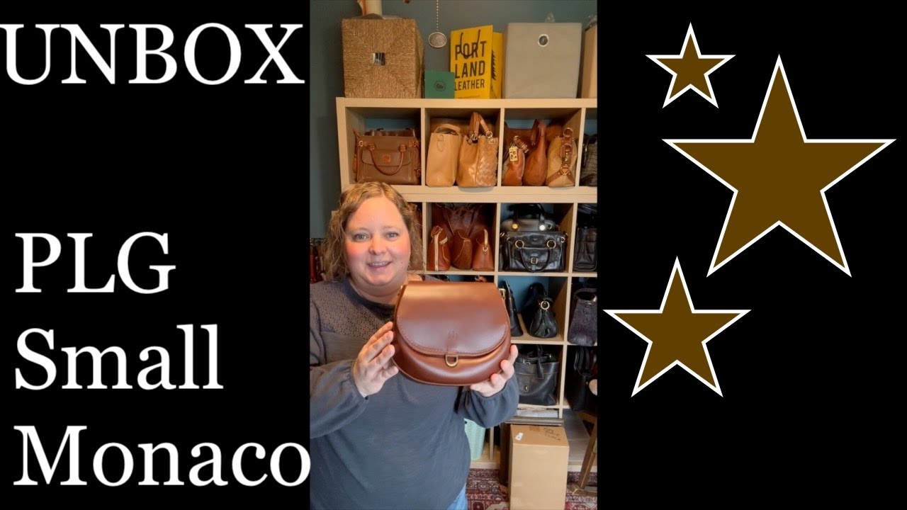 Распаковка маленькой сумки Monaco от Portland Leather Goods, цвет шоколадно-коричневый.
