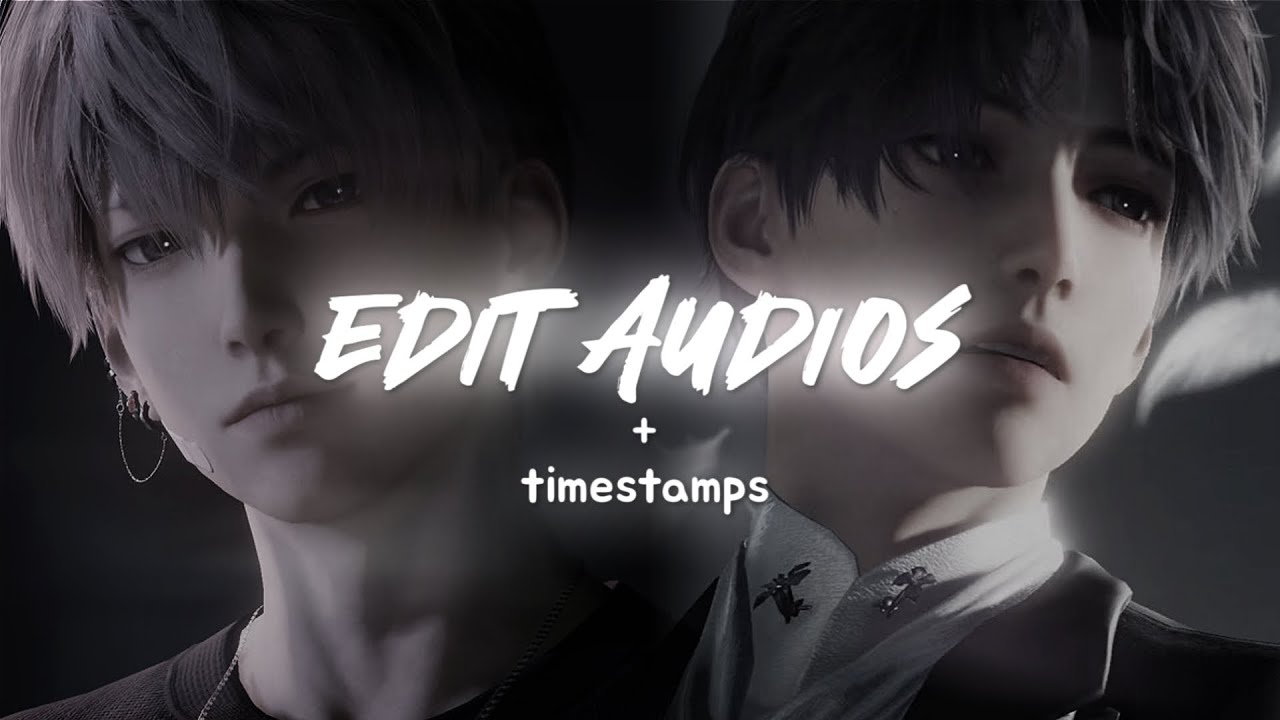 Edit audios that are to perfect+timestamp