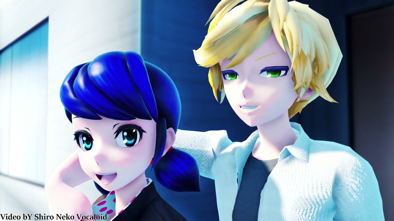【MMD Miraculous】He is my boyfriend! (Marinette, Adrien, Chloé)【60fps】