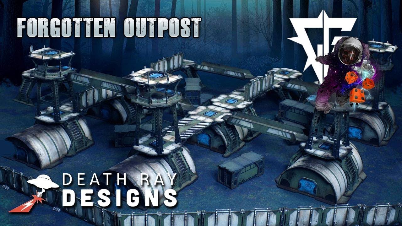 Death Ray Designs Forgotten Outpost: Table Bundle Review & Unboxing from WCG
