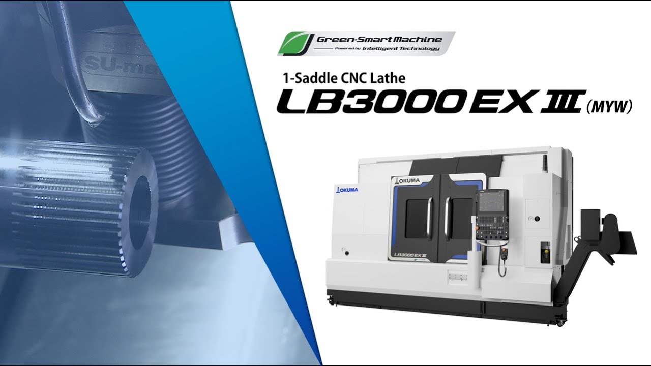 1-Saddle CNC Lathe LB3000EX Ⅲ (MYW) 【OKUMA CORPORATION JAPAN】