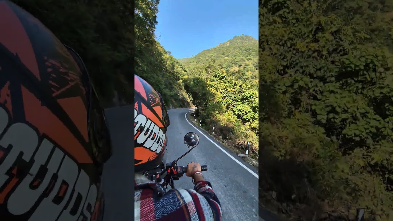Devprayag Se Pauri Road Trip 🏍 #roadtrips #explore #mountains #uttarakhand #adventureexploring