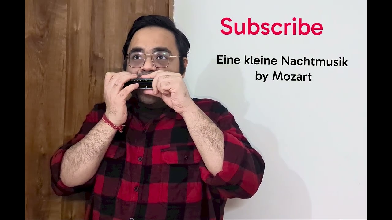 From orchestra to harmonica —Eine kleine Nachtmusik🎶#harmonicsounds #harmonicamusic #harmonicatunes 