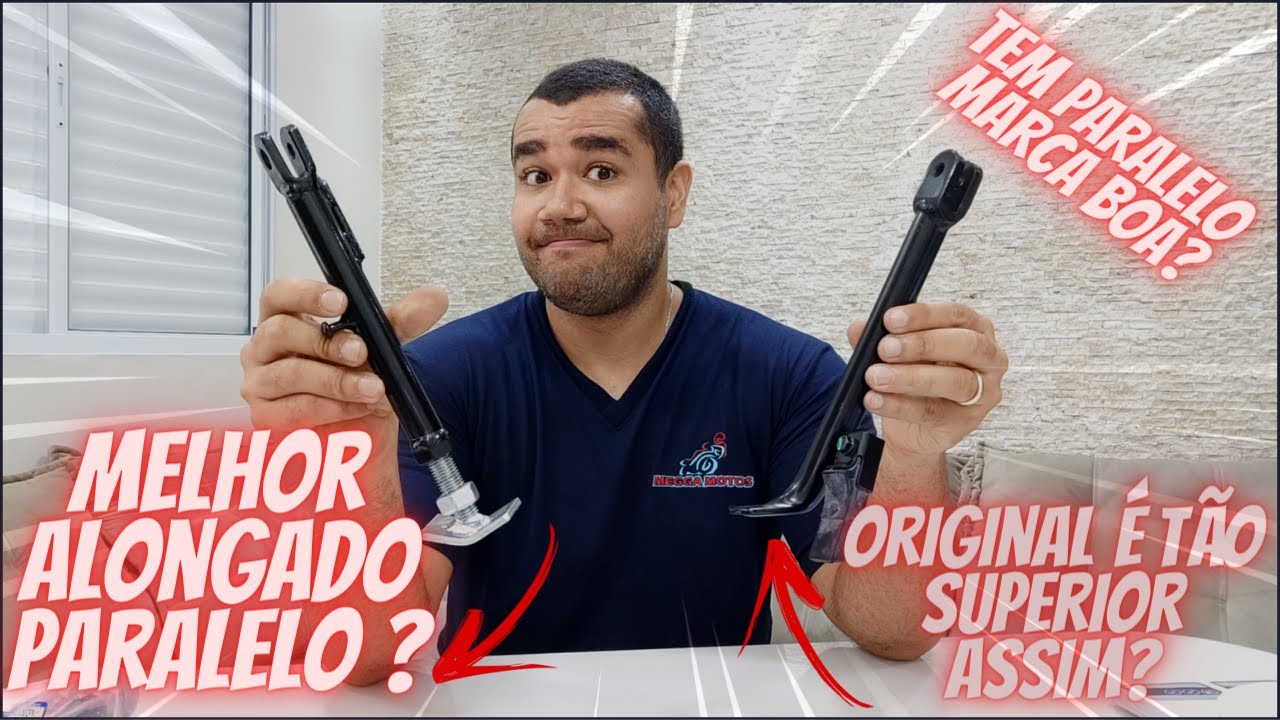 Cavalete Lateral Titan 150 Original Honda Por Que Paralelo A Moto Fica Tão Deitada?
