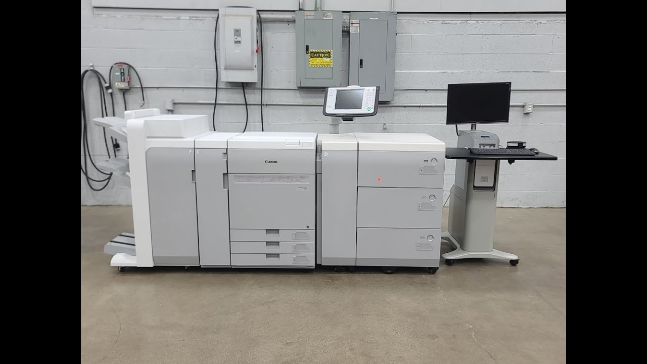 Canon imagePRESS C750 Digital Printer w/ Fiery Print Server Pro80-31
