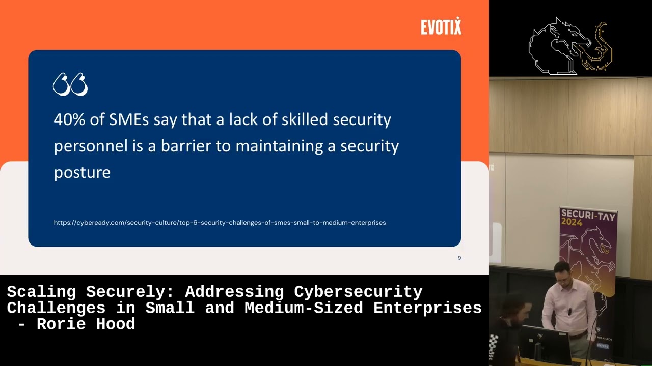 Scaling Securely: Addressing Cybersecurity Challenges in SMEs - Rorie Hood