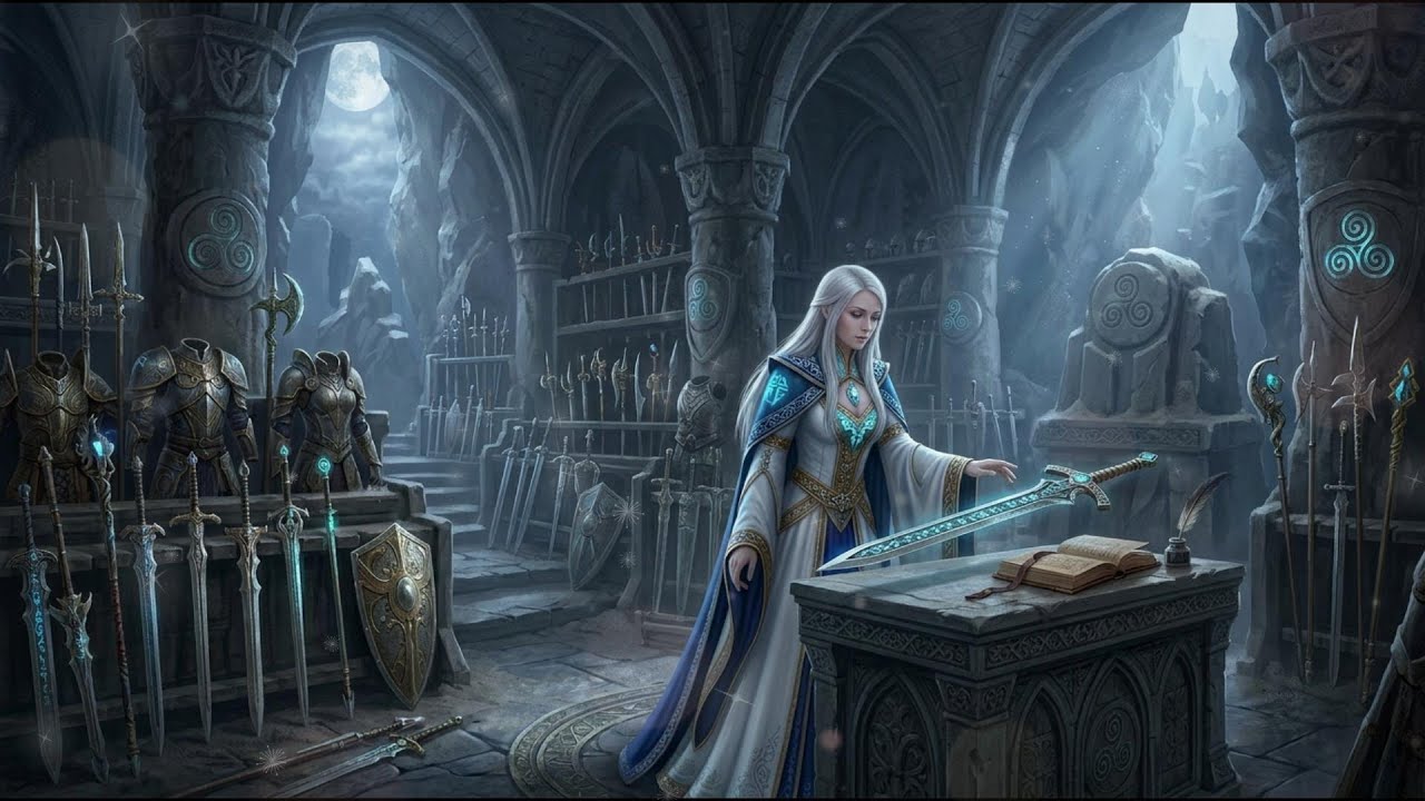 【Celtic Music】Ancient Sword Sanctuary | 2 Hours | D&D / TTRPG【ケルト音楽/作業用・勉強用・睡眠用BGM】