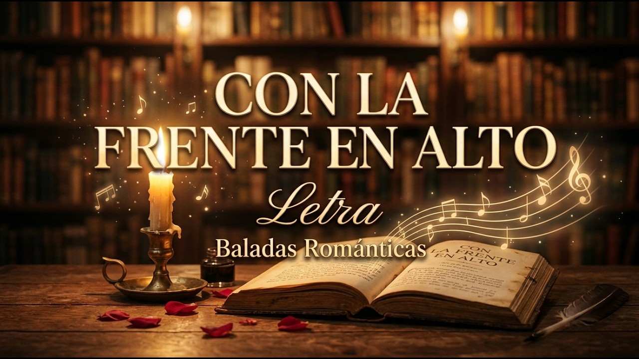 Con la Frente en Alto || Letra || Baladas Romantics