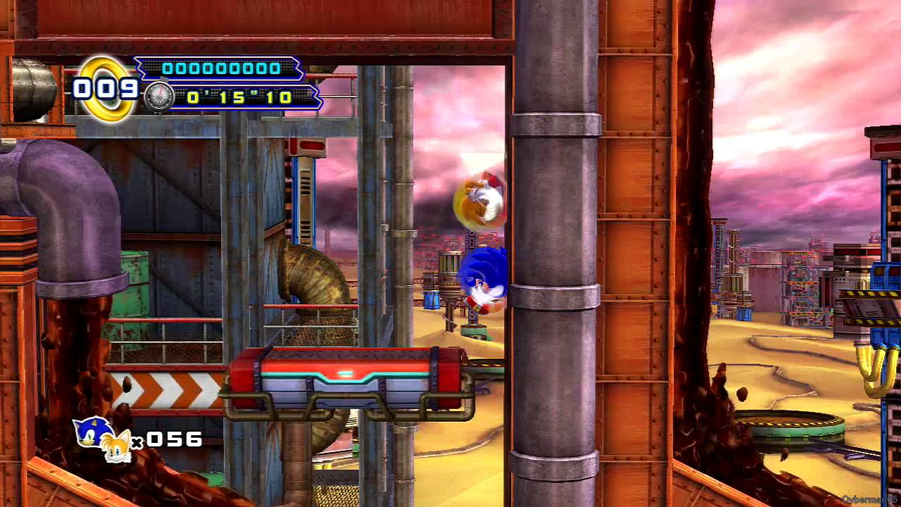Sonic the Hedgehog 4: Episode 2 PS3 - [Part 3 ~ Oil Desert Zone + Boss 3: Egg Scrap Mech]
