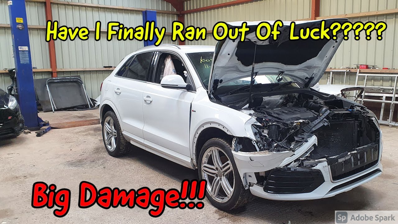 Salvage Auction Audi Q3 S-Line Plus Quattro - Have I Finally Ran Out Of Luck Buying Salvage???????