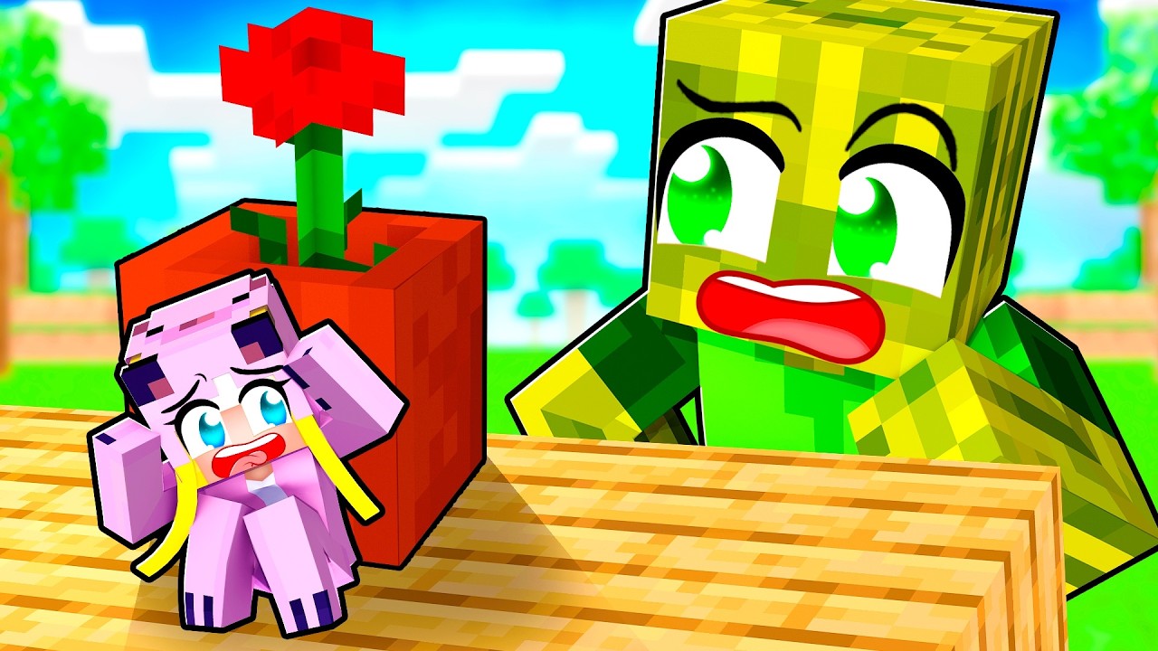 Wir VERSTECKEN uns als MINI SPIELER! 🌸 Minecraft