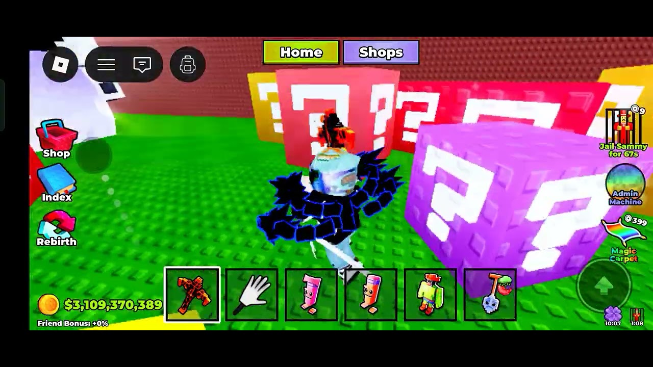 I play sammy new game admin Abuse in this video check out the video bye bye guys 💙