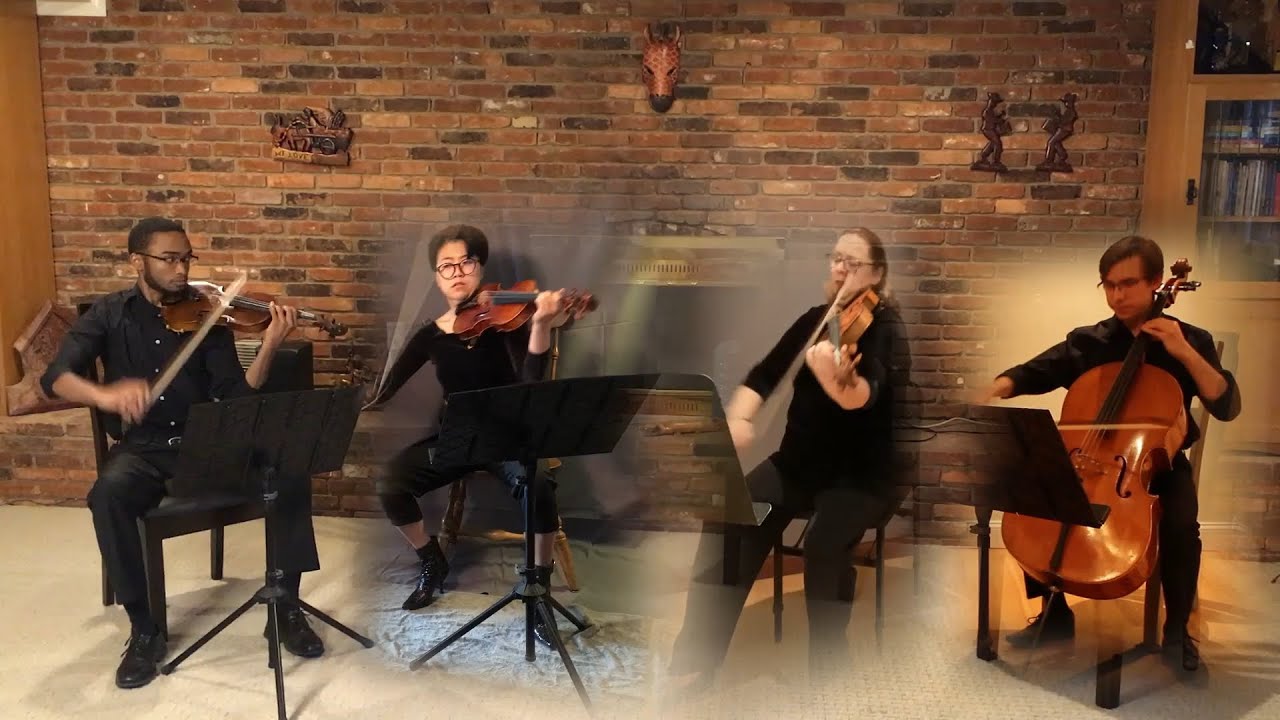 Max Bruch - String Quartet No. 1 | Semi-Virtual Performance
