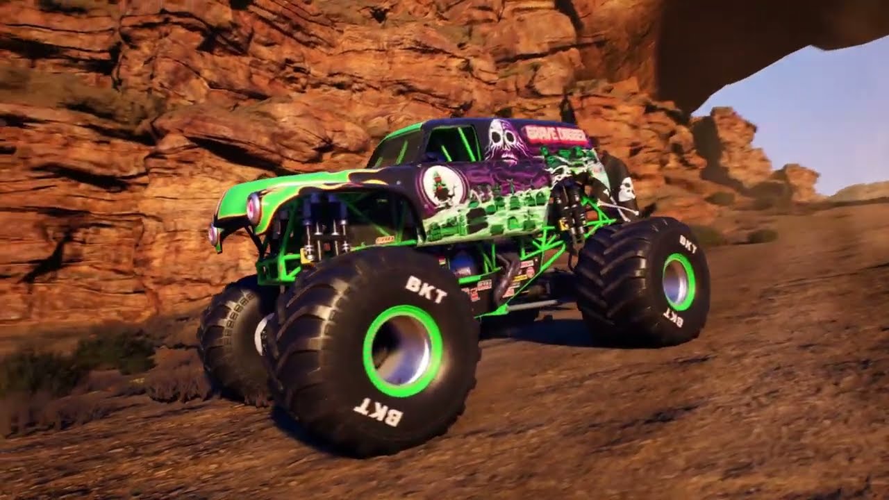MONSTER JAM SHOWDOWN🪦🪦💀🔥 GRAVE DİGGER TR MEZAR KAZICI🪦🪦💀🔥  #ps5#4k#MonsterJam#trending#viral#gaming