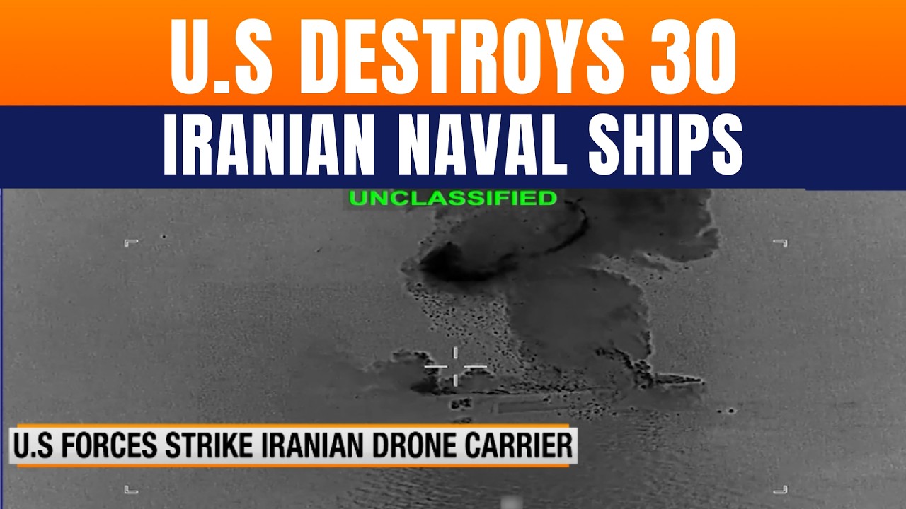Iran-U.S-Israel War | US Says 30 Iranian Ships Destroyed As Missile Attacks Drop 90% | News9