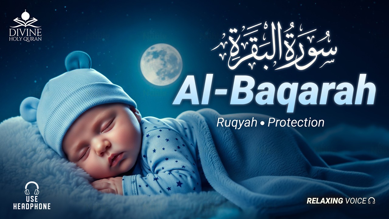 Most Beautiful Recitation of Surah Al-Baqarah سورة البقرة | Powerful Protection & Peaceful Sleep