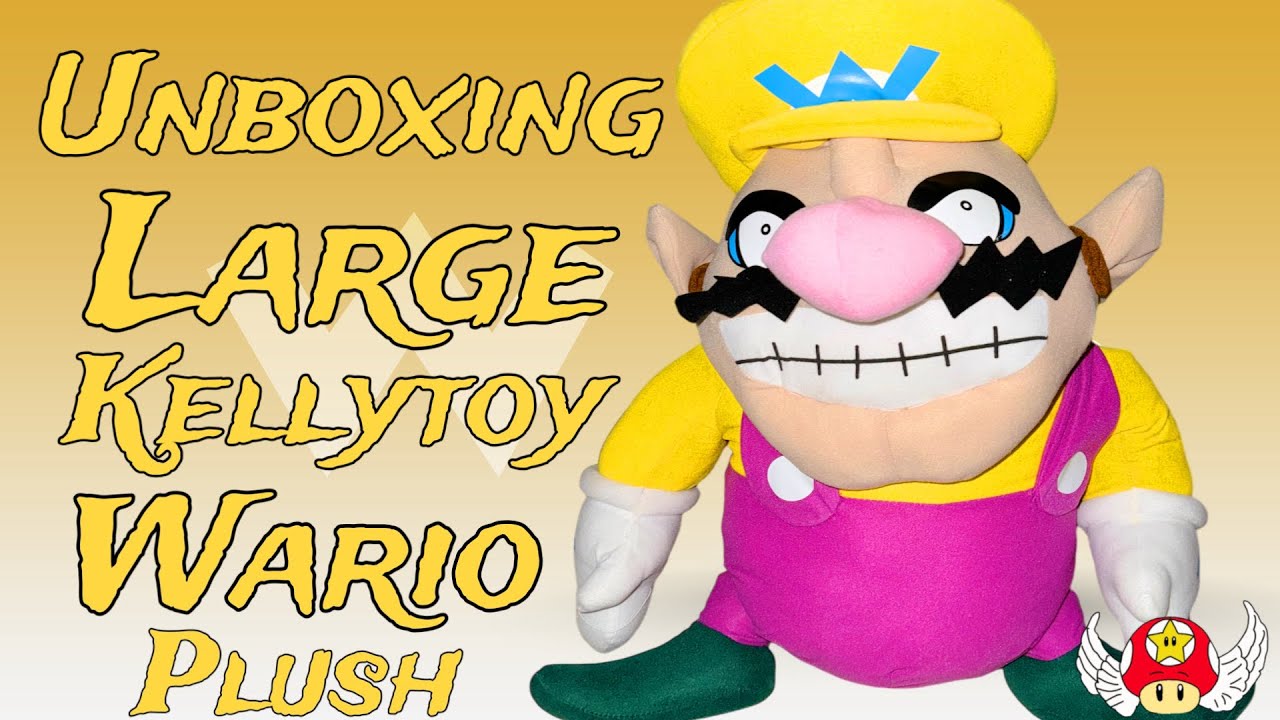 TPV UNBOXING: Large Kellytoy Wario 30&rdquo; Plush