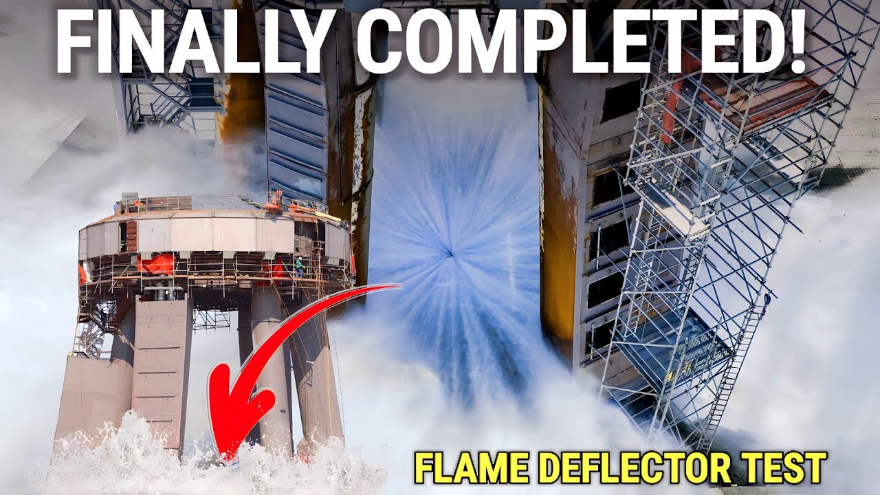 SpaceX FINALLY COMPLETED The Water Deluge System!