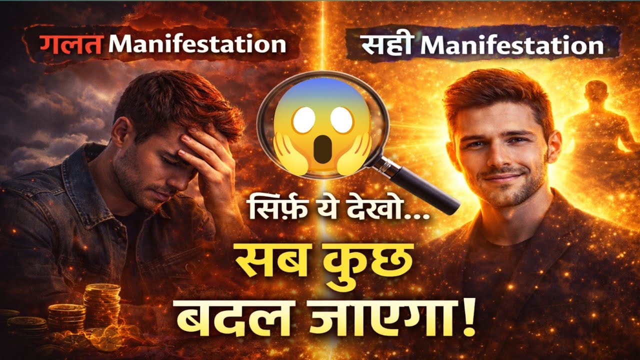 Manifestation के 7 नियम | जो आपकी सोच को Reality बना देंगे 💯 | Law of Attraction Secrets Hindi😱