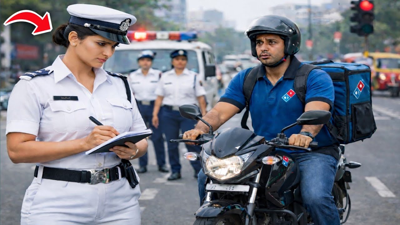 तलाकशुदा ट्रैफिक पुलिस पत्नी ने डिलीवरी बॉय बने पति का ₹10,000 चालान काटा… आगे जो हुआ… 