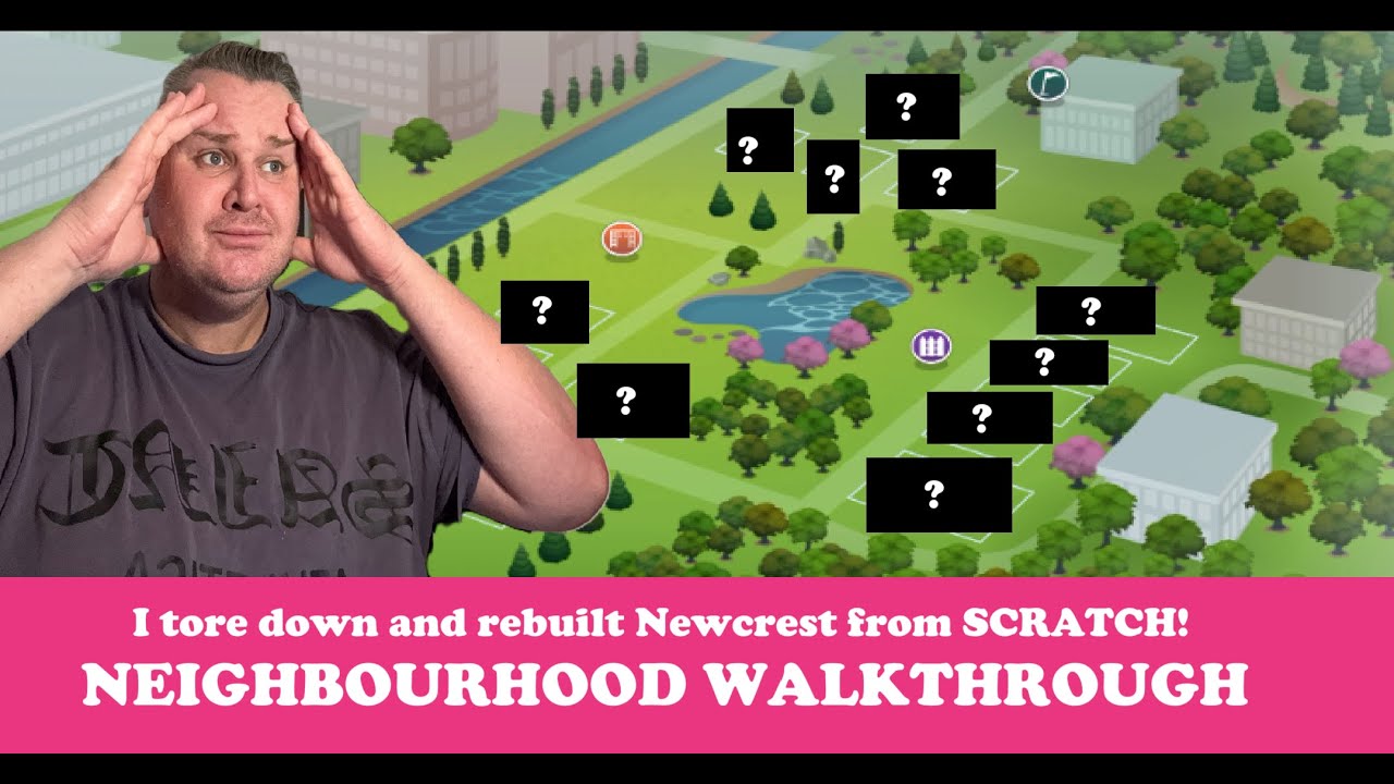 I rebuilt all the houses i had in Newcrest! NEIGHBOURHOOD WALKTHROUGH
