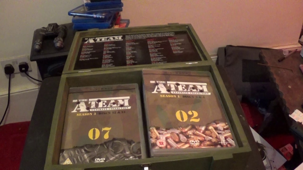 THE A TEAM ULTIMATE COLLECTION DVD AMMO BOX SET