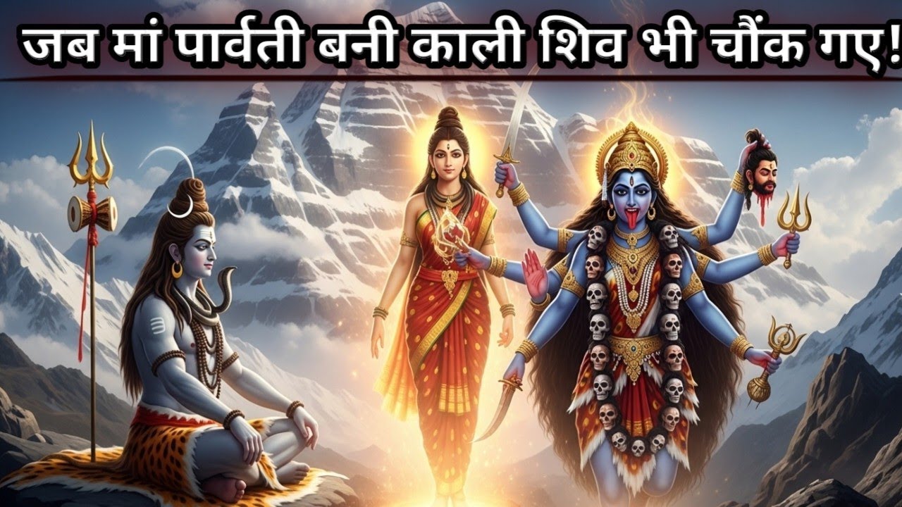 शिव और पार्वती ने काली माता का रूप क्यों धारण किया? | Kali Mata Rahasya | Shiv Parvati Katha