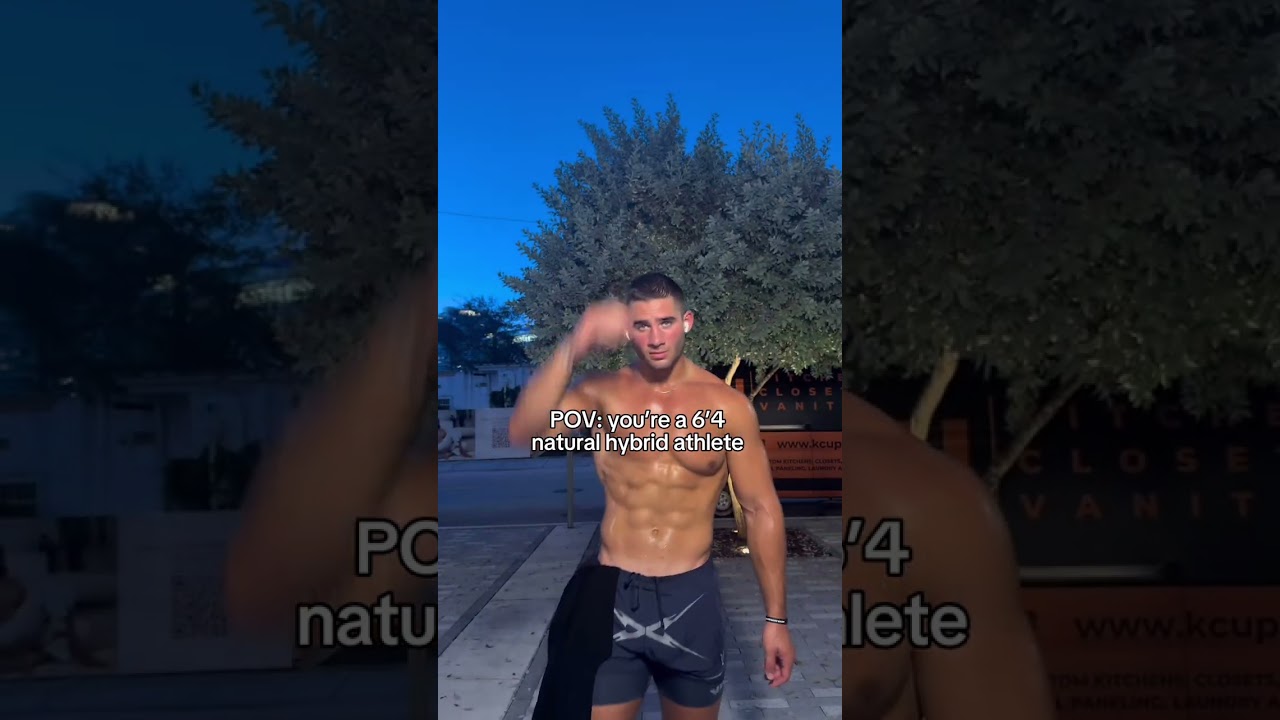 Six-Pack Abs Male and Ripped Muscles On Display at the Street -Drew Aggouras #aesthetic #fitness