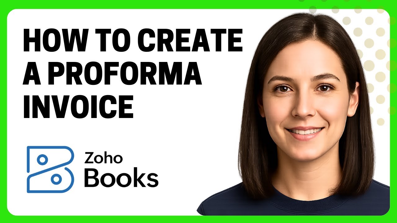 Как создать счет-проформу в Zoho Books