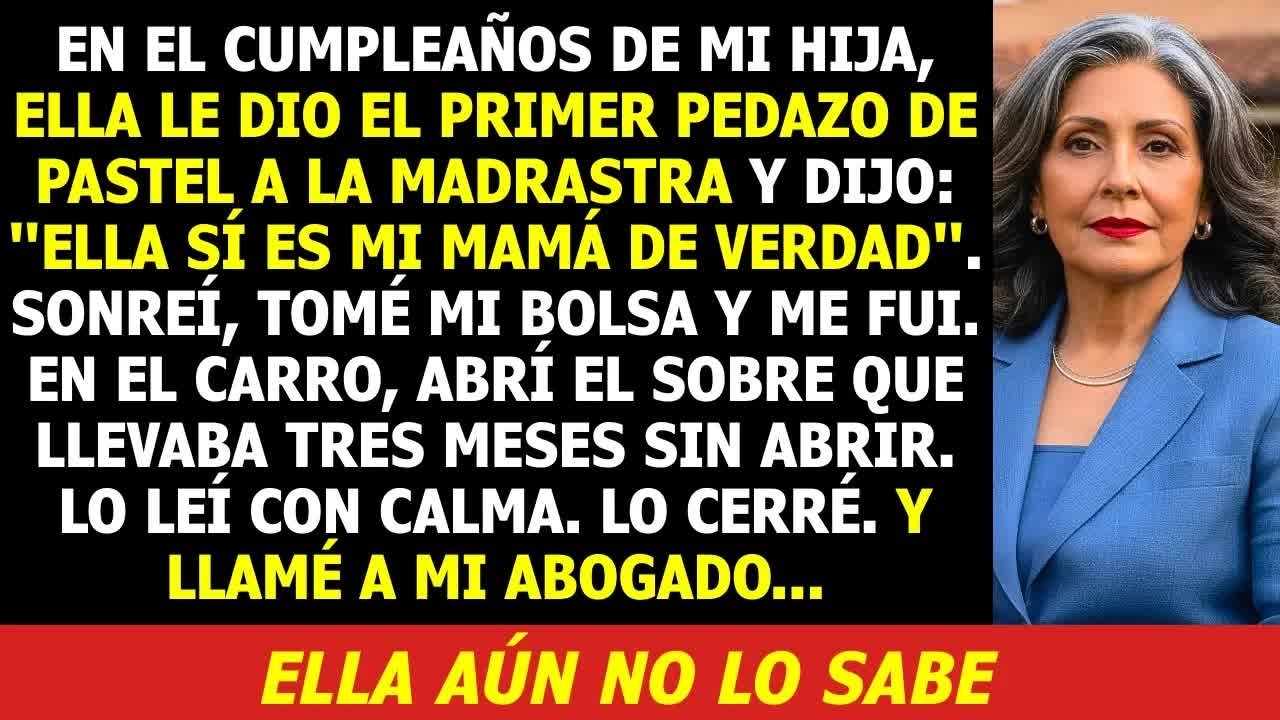 Mi Hija le Dio el Primer Pedazo a la Madrastra y Dijo： ＂Ella es Mi Verdadera Mamá.＂ Pero lo Que Hice