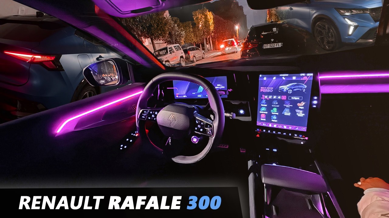 Au volant de nuit en Renault Rafale 300 CH 🇫🇷 Conduite à la française 😱