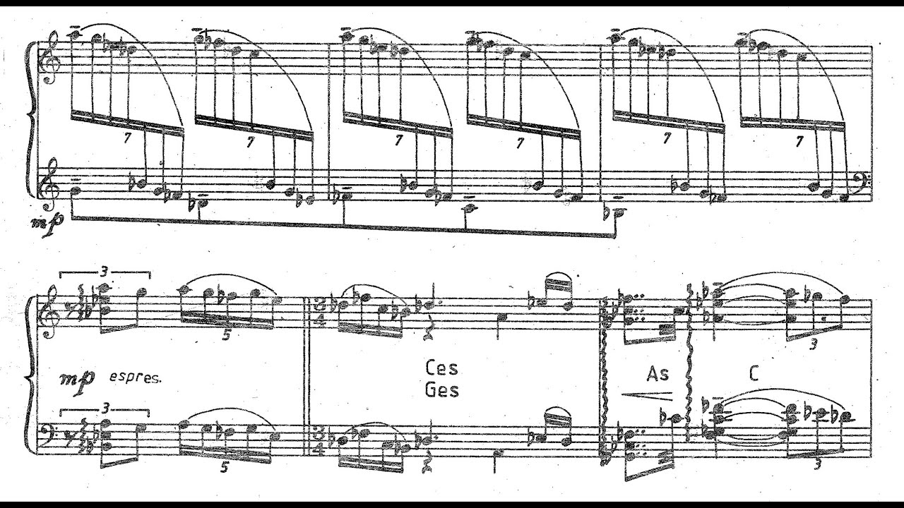 Krasimir Taskov - Three Incrustations for Harp (1982) [Score-Video]