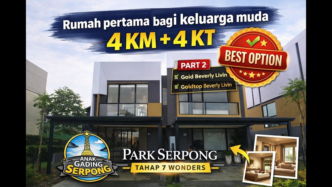 Rumah Pertama Bagi Keluarga Muda! Park Serpong Tahap 7 - Wonders - Part 2