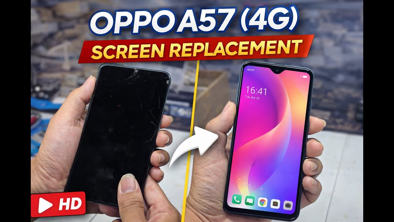Relaxing OPPO A57 (4G) Screen Replacement | Relaxing Phone Repair ASMR