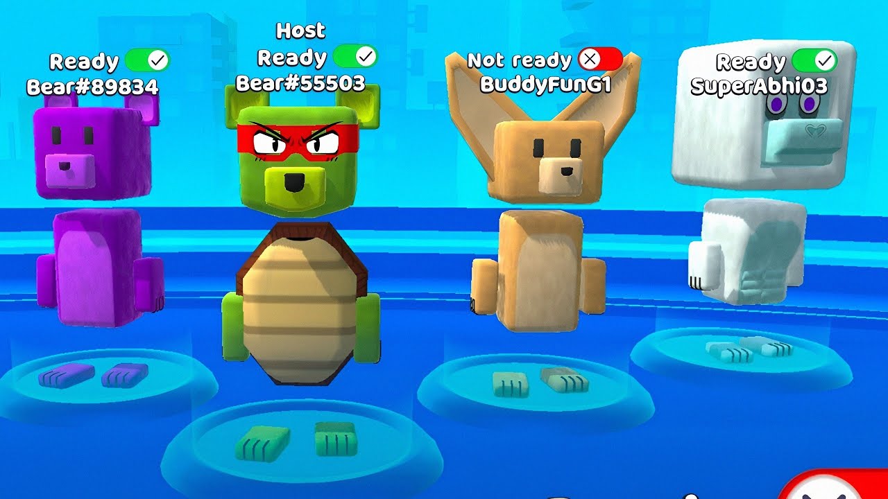 Fake Bosses Squad in The Hive Multiplayer Super Bear Adventure Gameplay Walkthrough 