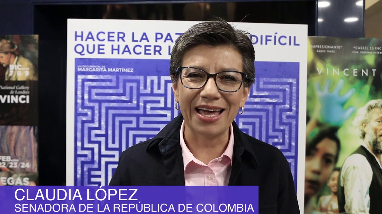 Claudia L&oacute;pez - Estreno documental La Negociaci&oacute;n