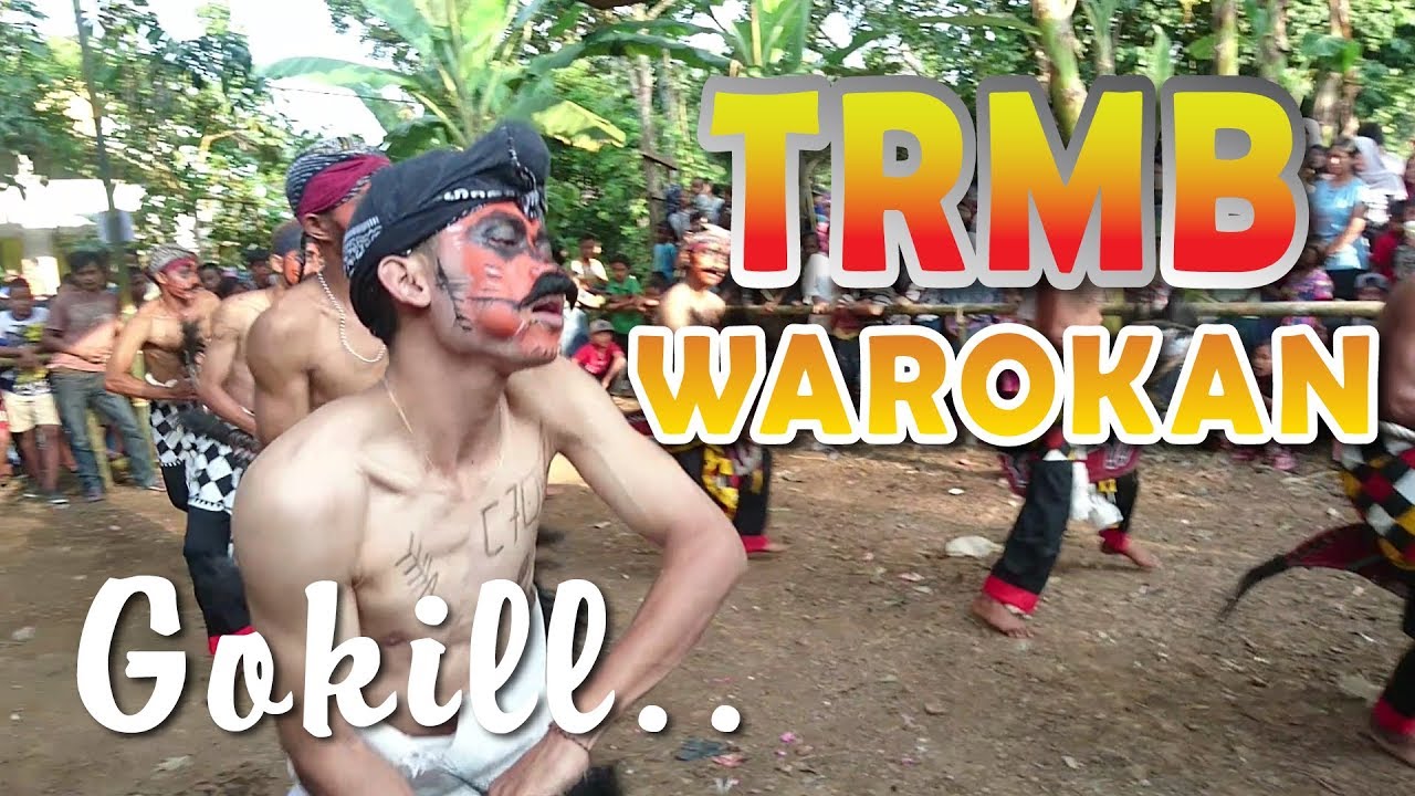 Warokan kocak, Tunas Rejo Mudo Budoyo TRMB, Dawang, Gondangrejo, perform Karangsari tanpa latihan