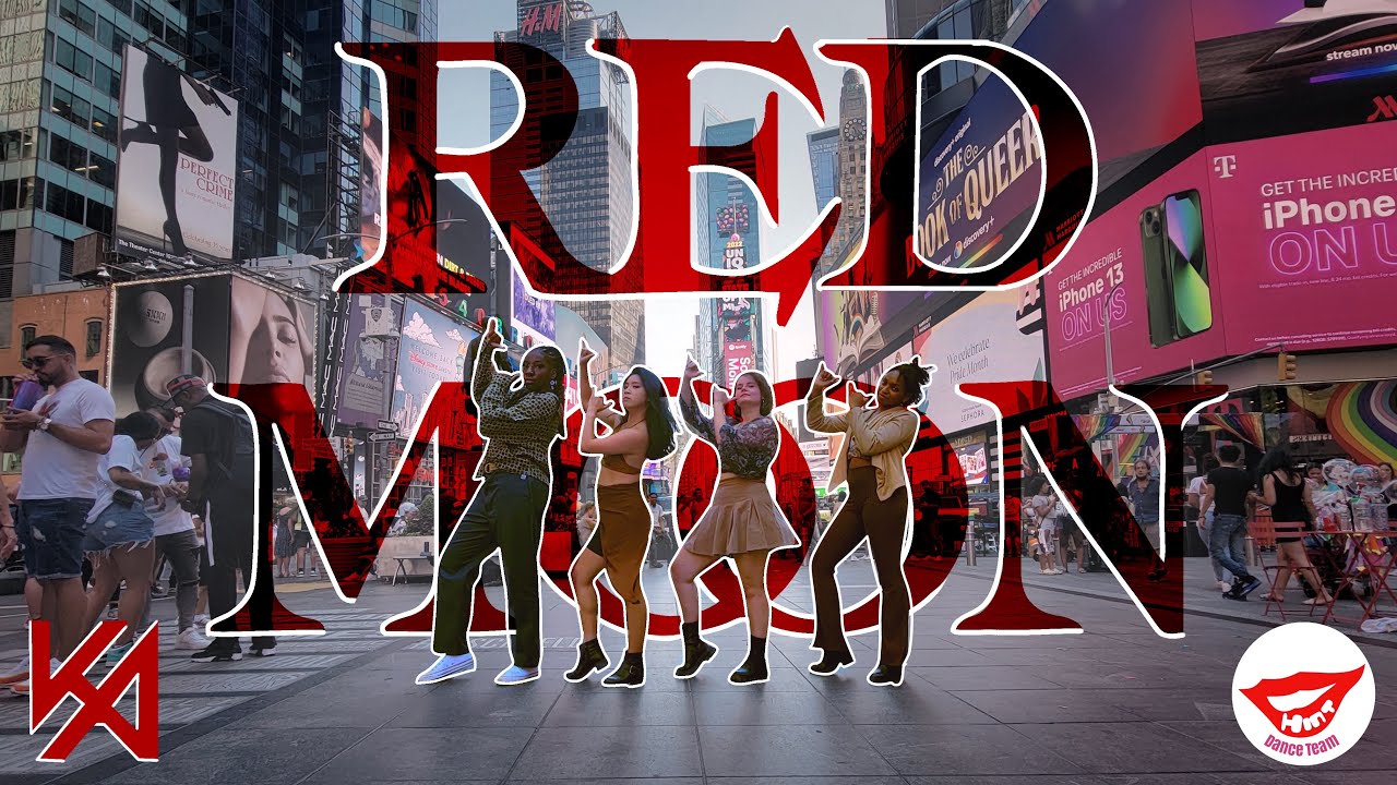 [KPOP IN PUBLIC NYC TIMES SQUARE] KARD [카드] 'Red Moon' Dance Cover | HINT Dance Team
