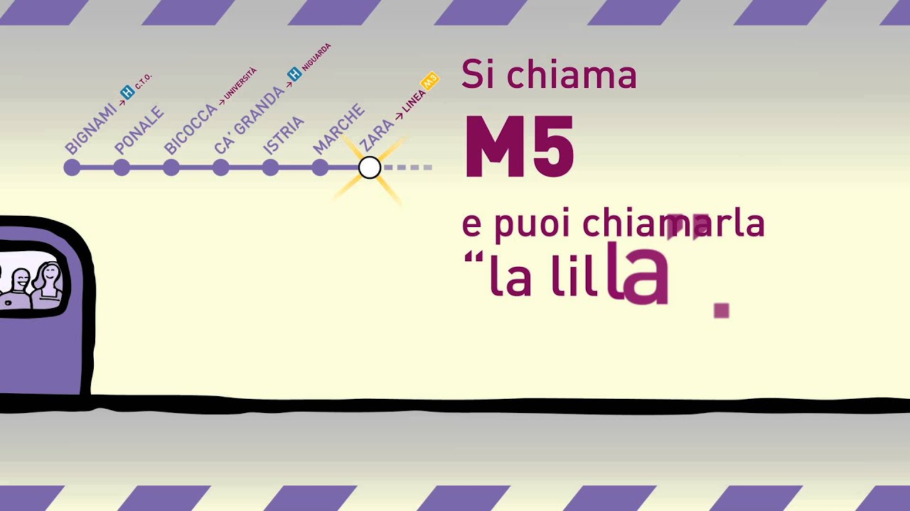 Metro 5, la lilla