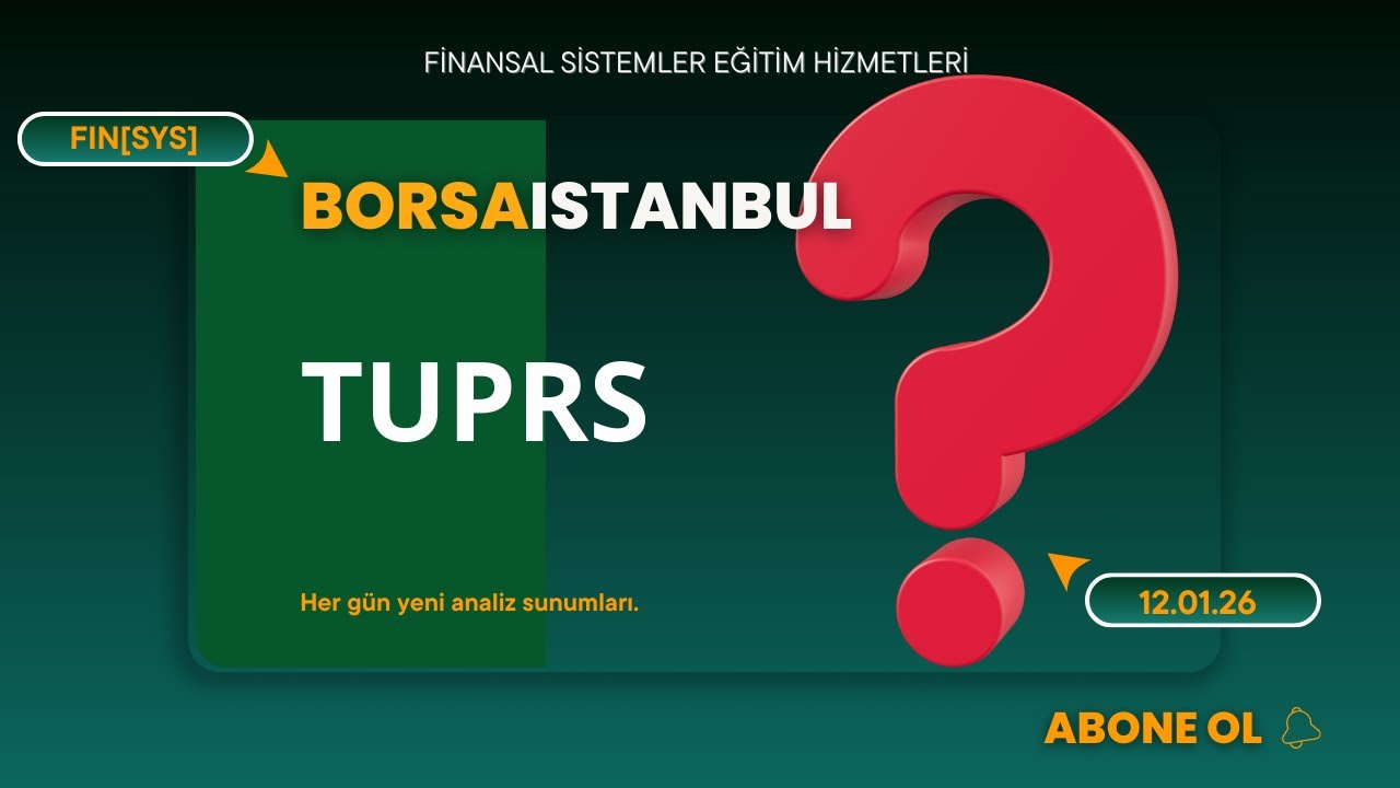 Tuprs Hisse Analizi | Tupras Teknik Analiz
