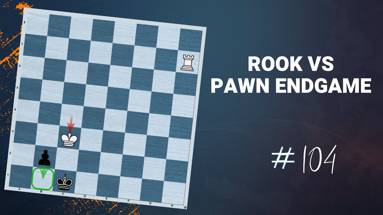 Rook vs Pawn Endgame (Different Pawn Promotion) - Daily lesson with a Grandmaster 104