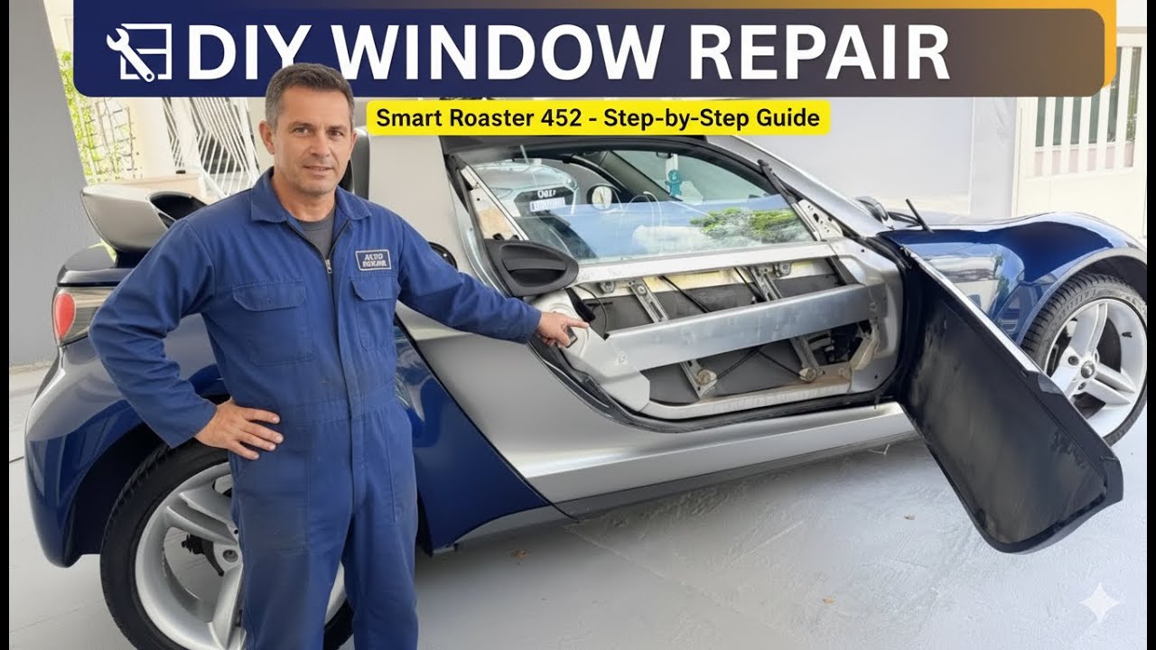 Окно не открывается? Попробуйте это решение! Smart Roadster 452 своими руками