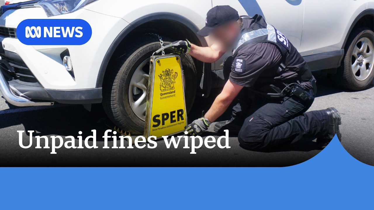 Queensland wipes away $140m worth of unpaid fines | ABC NEWS