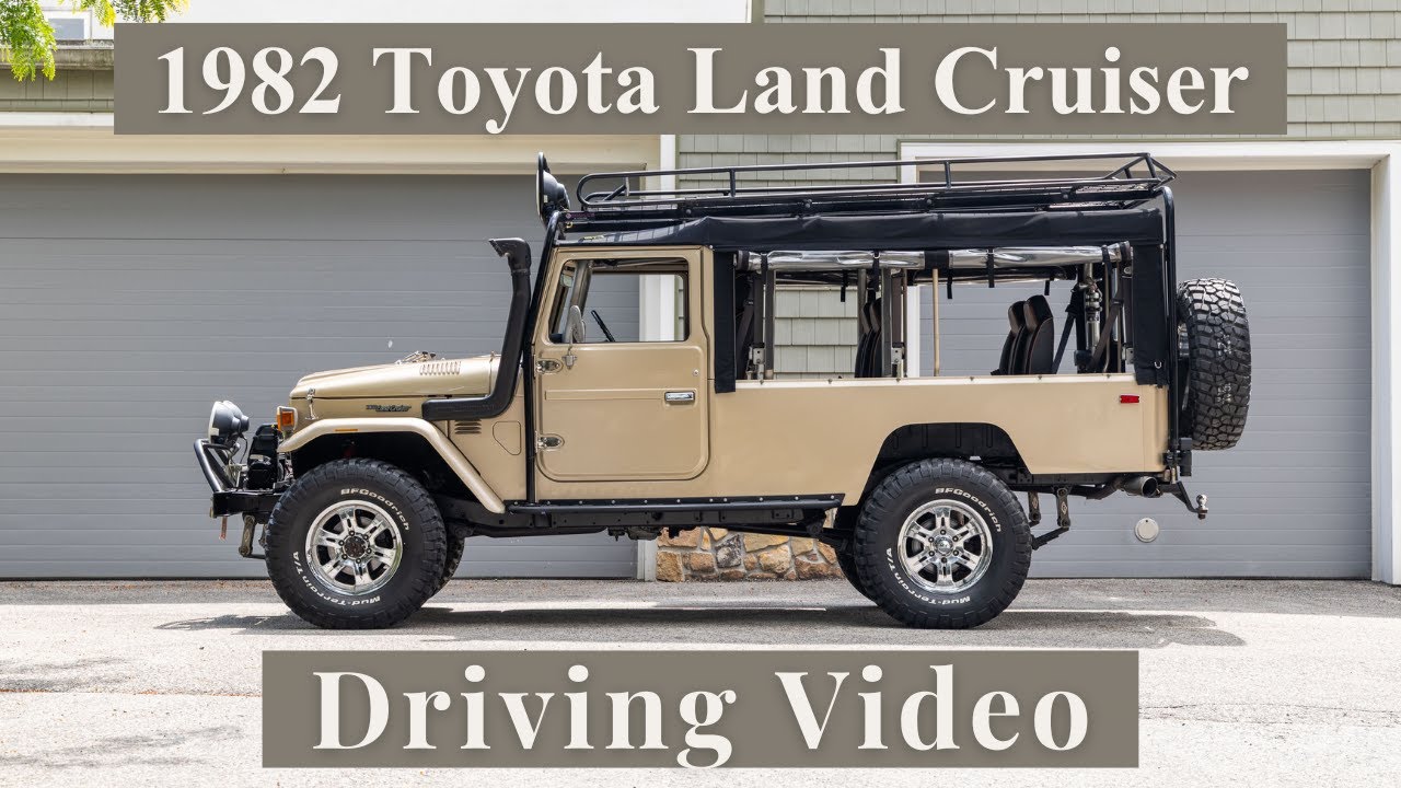 Driving Video : V8-Swapped 1982 Toyota Land Cruiser FJ45 Troopy – Golden Almond Metallic Beast!