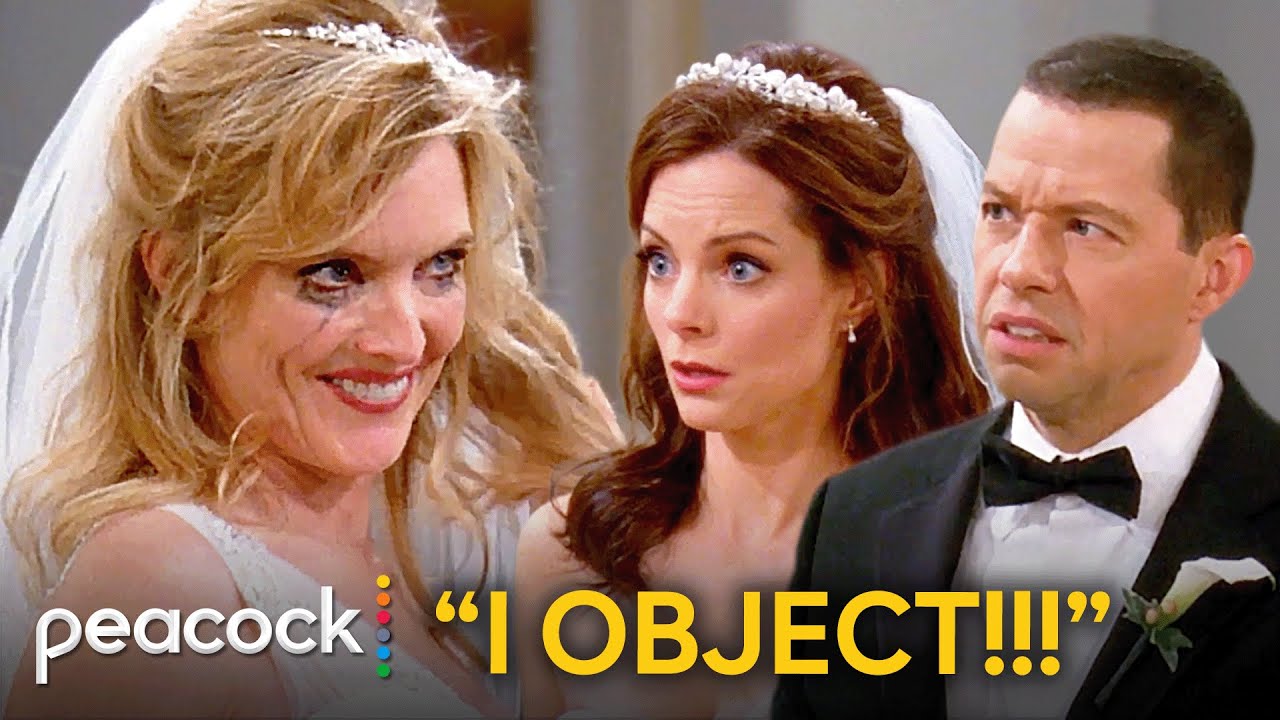 Two and a Half Men | Alan's Ex-Girlfriend Drunkenly Crashes His Wedding