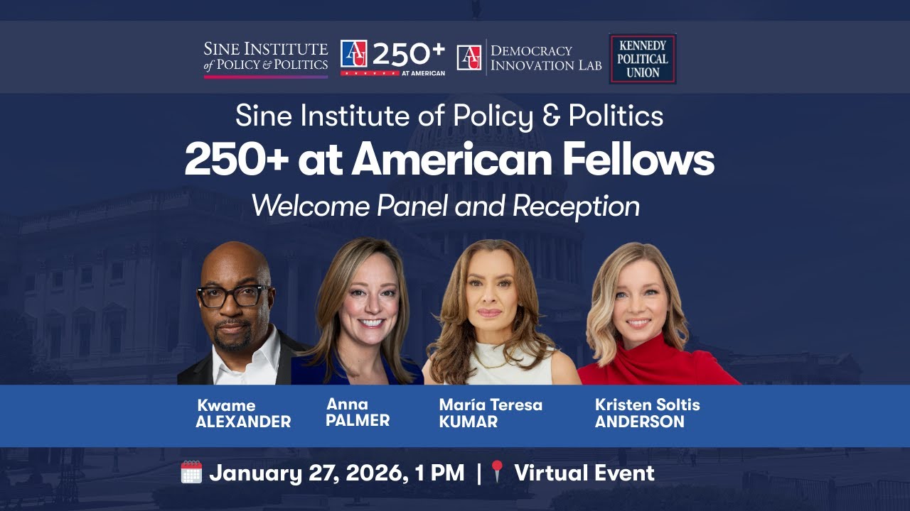 Presidential Speaker Series: Sine Institute 250+ at American Fellows