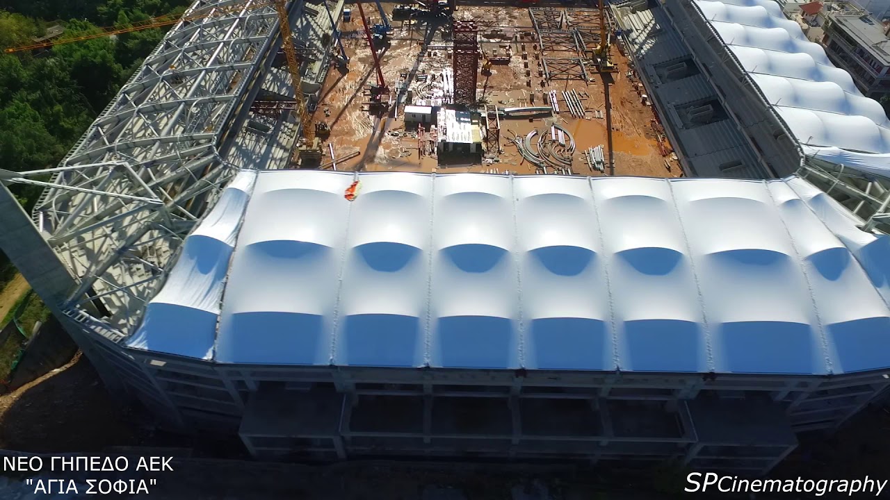 Νέο Γήπεδο ΑΕΚ ''Αγία Σοφία'' (15-11-2019) |Aerial Footage of AEK's New Stadium Agia Sofia